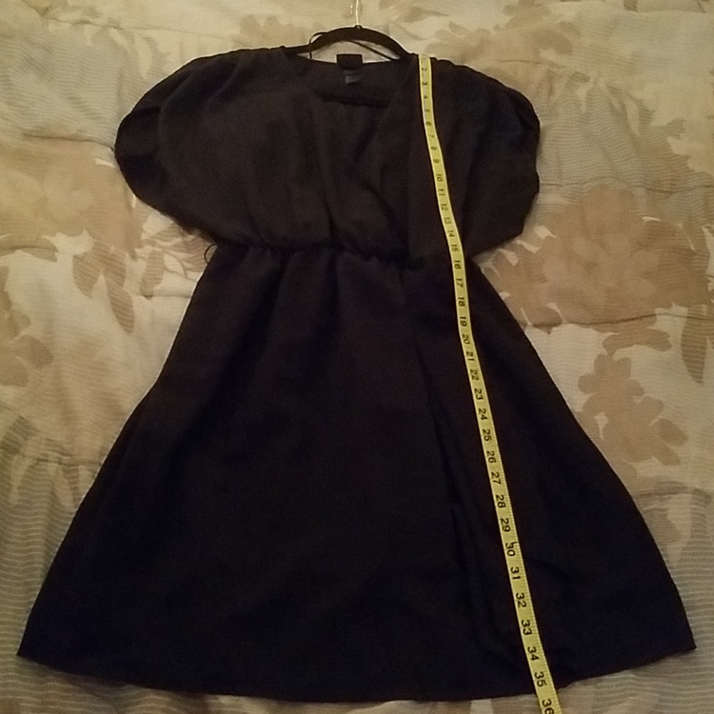 H&M Silky Black A-Line Dress - Picture 4 of 8